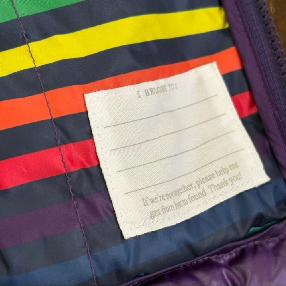 Primary Lightweight Puffer Vest Jelly Purple Outdoor Recycled Kids 4-5